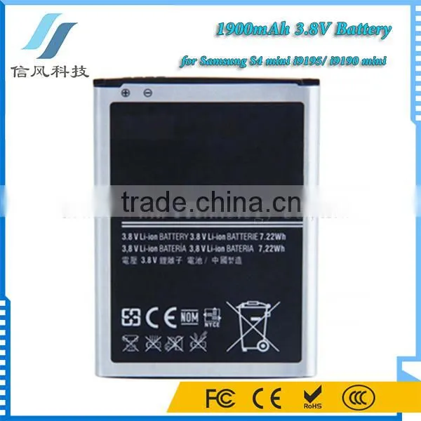 3.8V 1900mAh Battery for Samsung S4 Mini I9195 Battery I9190 Mini photo-2