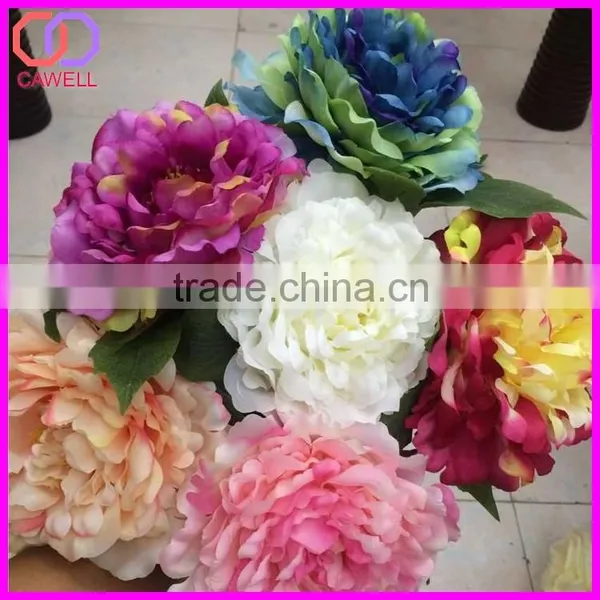 Cheap Yiwu Wholesale Silk Peony Flowers photo-3