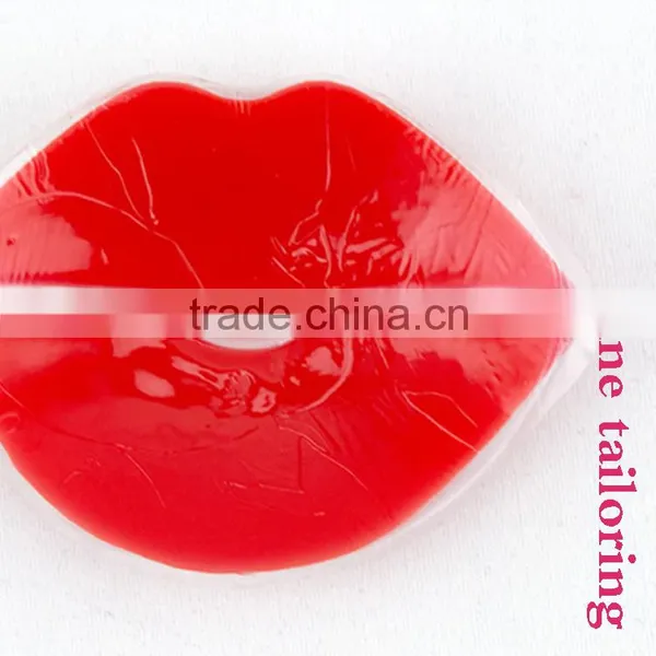 Junyan Sexy Women Adhesive Red Mouth Silicone Nipple Pad Nipple Pasties photo-5