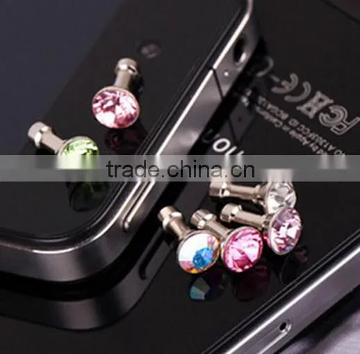 Lovely Mobile Phone 3.5MM Dust Plug / Phone Dust Cover Plug / Dust and Waterproof Mobile Phone photo-4