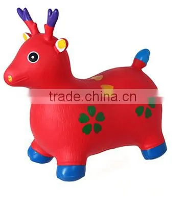 Kids jumping horse animated kids toys inflatable horse
