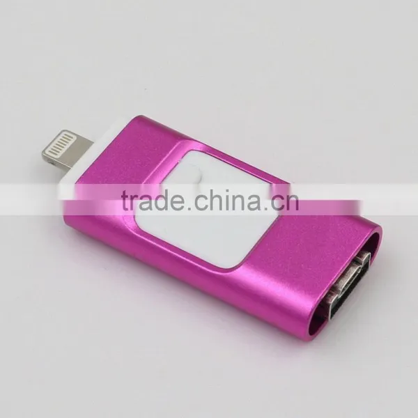3in1 MicroDrive 64gb Mini Usb Metal Pen Drive OTG for USB Flash Drive photo-6