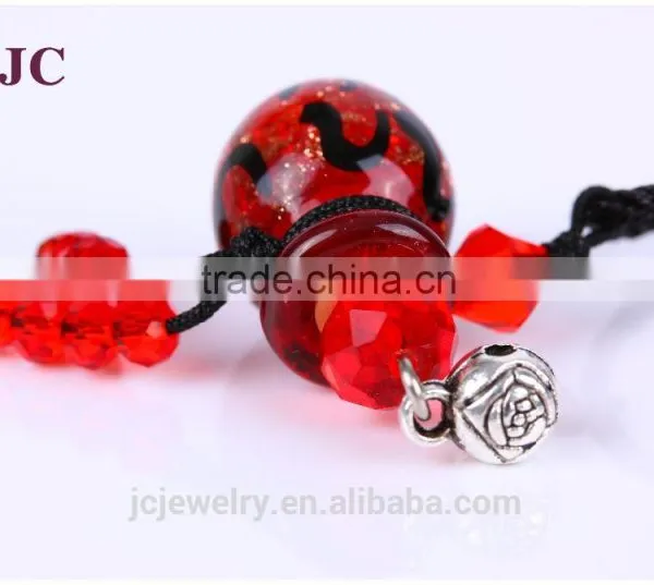 Fashion Necklace 2016 Essential Oil Glass Oil Bottle Pendant Bottle Necklace Pendant photo-4