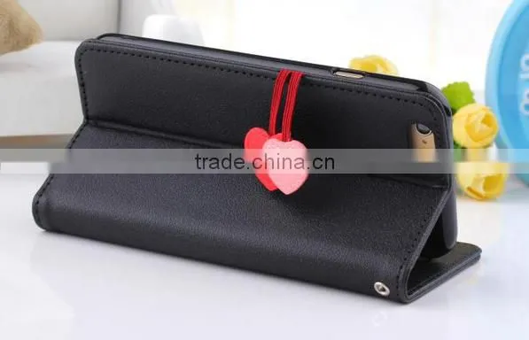 Magnetic Side Flip Book Wallet Cell Phone Case for Iphone photo-6