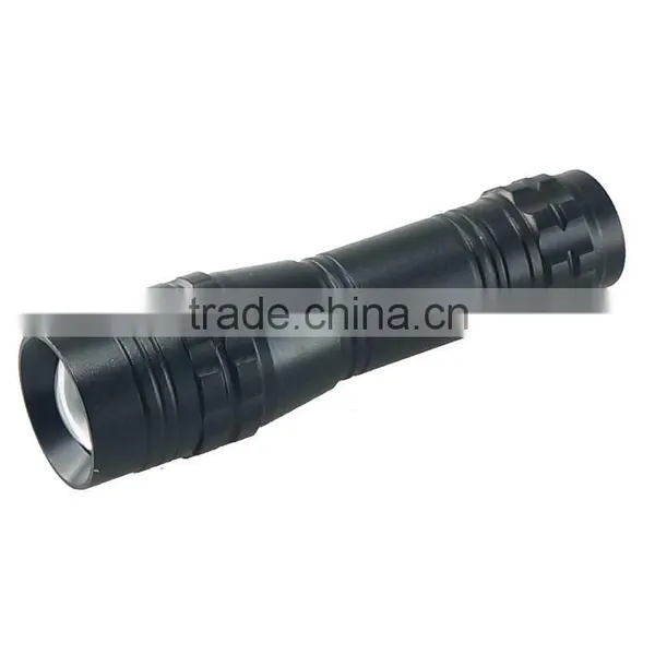 Aluminium Alloy Flashlight With Adustable Convex Lens Flashlamp photo-2