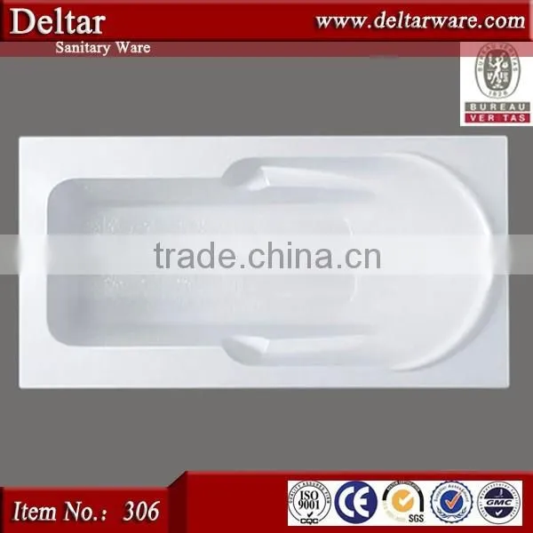 Cheap Small Corner Bathtub, Simple Pure Acrylic Drop-in Bathtub, Variety Bathtub for Hotel Project photo-5