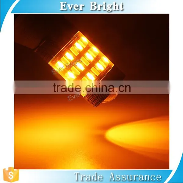 1set/2pcs Auto Lighting 4014 60smd Canbus Led Auto Light Led Bulbs Led Drl Turn Signal Light photo-5