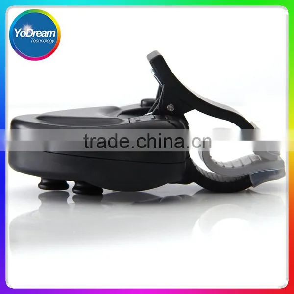 Black Universal Fishing Alarm Electronic Fish Bite Alarm Finder Sound Alert LED Light Clip On Fishing Rod photo-2