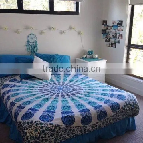 Indian Tapestries Wall Hanging Bohemian Dorm Decor Bedding Bedspread Beach Blanket Throw Hippie Mandala Tapestry photo-2