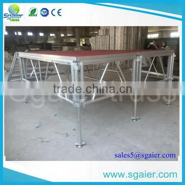 Fashion 4ftx8ft Aluminum Stage Deck Festival Stage Hire From Sgaier photo-5