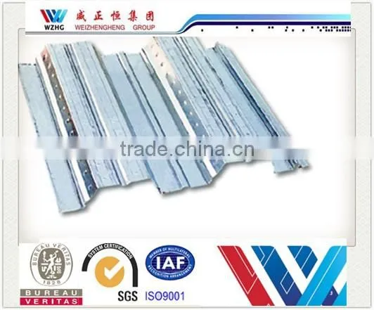 High Quality Zinc Coated Corrugated Steel Floor Decking Sheet for Construction photo-3