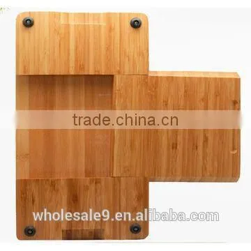 Picnic Bamboo Cheese Board Tool Set With Hidden Tool Drawer photo-5