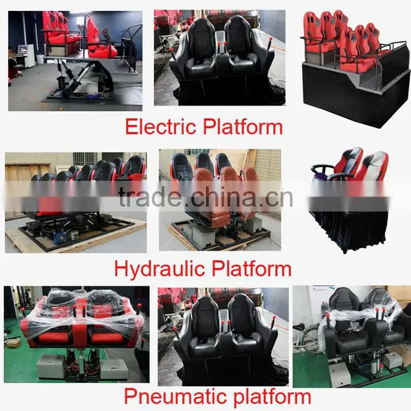 Interactive Attractions Full Motion Chair 7d Cinema With Full Effects for Amusement Park photo-4