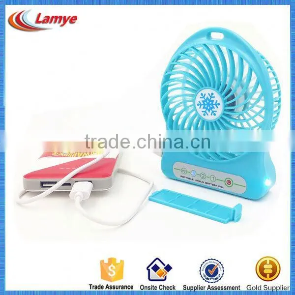 Home Office Recharegable Cooling Mini Usb Hand Fan for Summer photo-2