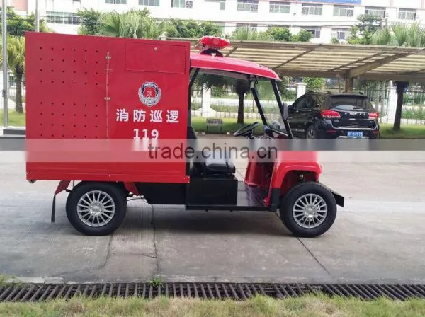 High Quality 4 Wheel New Electric Fire Fighting Utility Mini Cars CE Approved photo-6
