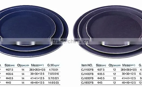 Serving Tray Sets, Round Melamine Tray for European Market photo-4