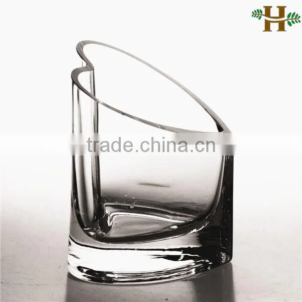 Wholesale Hand Blown Decorative Glass Vases With Heart Shape photo-2
