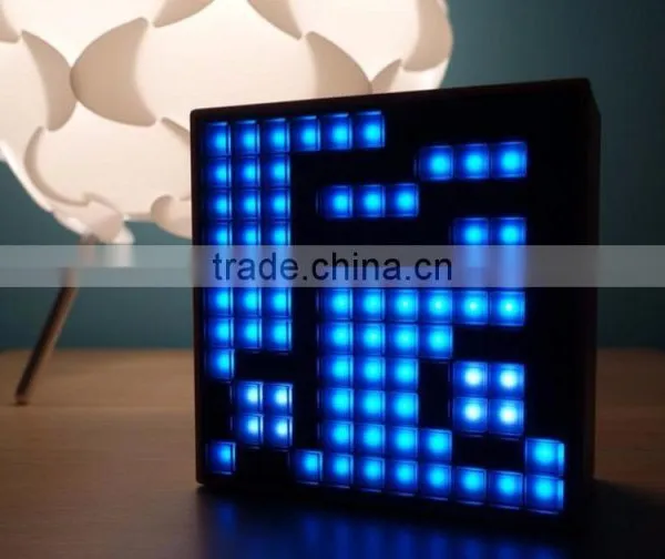 2017 MagicSmart Bluetooth Speaker LED Wireless Mobile Control Mini Portable Radio Clock FM Speaker photo-3