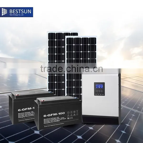 BESTSUN Output 1kw Solar Panel Power System 1000W Solar Power System for Home photo-2