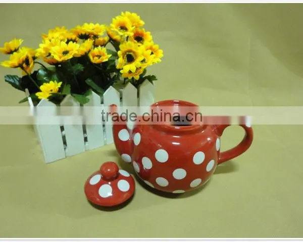 2014 Fashion Ceramic Tea Pot and Ceramic Coffee Pot for Hotel & Restaurant photo-2
