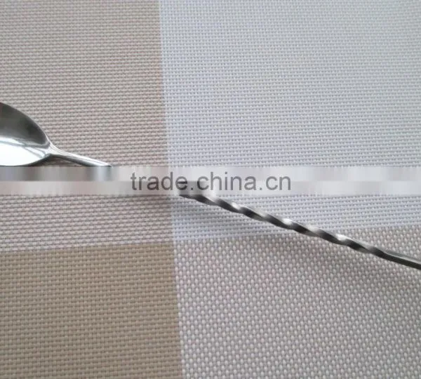 Winolaz Stainless Steel Bar Spoon Cocktail Spoon With Twisted Handle photo-2