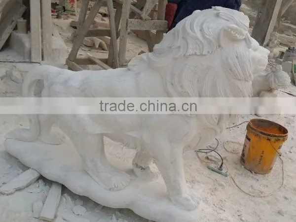 Martha White Marble Animal Sculpture Garden Sculpture Mrable Sculpture Stone photo-2