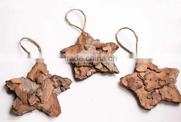 Natural Wooden Hanging Christmas Ornaments Decoration photo-4