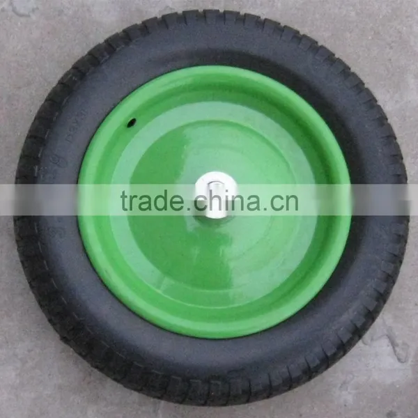 3.0-8 Puncture Proof pu Wheelbarrow Tyre Wheel for Sale Made in China photo-3
