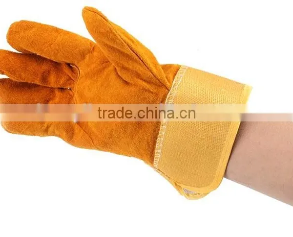 BERRYLION Short Cuff Safe Hands Gloves, Cheap Price Welding Gloves photo-3