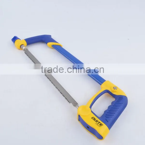 Plastic Handle Flat Functional Hacksaw Frame Double Color Plastic Handle Hacksaw photo-5