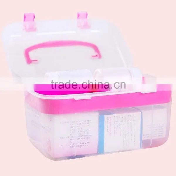 Small Size and Easy- Carrying Plastic Medicinal Box With Compartments photo-5
