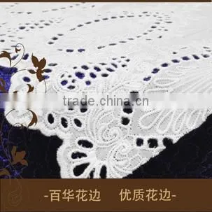 Mirror Embroidery on Cotton Sheeting Fabric for Dress photo-3