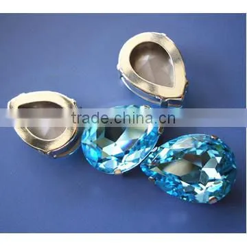 Dongzhou Metal Claw Sew Buttons,sew on Strass for Wedding Dress photo-5