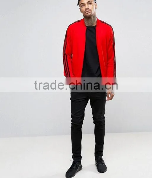 Custom Best Price High Quality New Design Durable Raglan Sleeve 87% Polyester 13% Cotton Brown Casual Men Jacket photo-4
