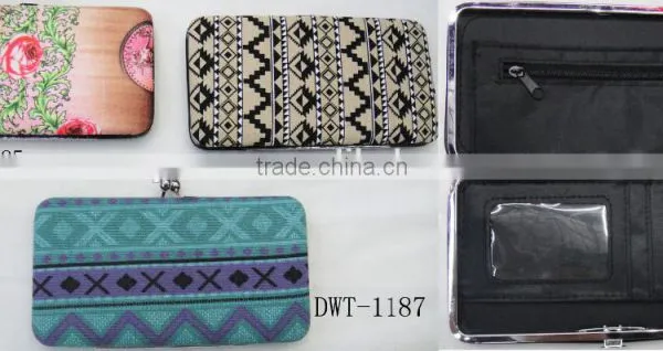 Fashion New Hot Popular Cotton Canvas Card Wallet for Girls photo-5