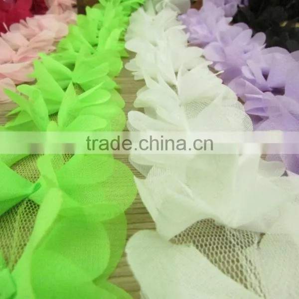 Handmade Decoration Chiffon Flower for Home Interior or Wedding Decoration or Clothing photo-4