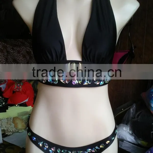 M882 Runwaylover2016 Ladies Latest Diamond Split Bikini Swimwear photo-6