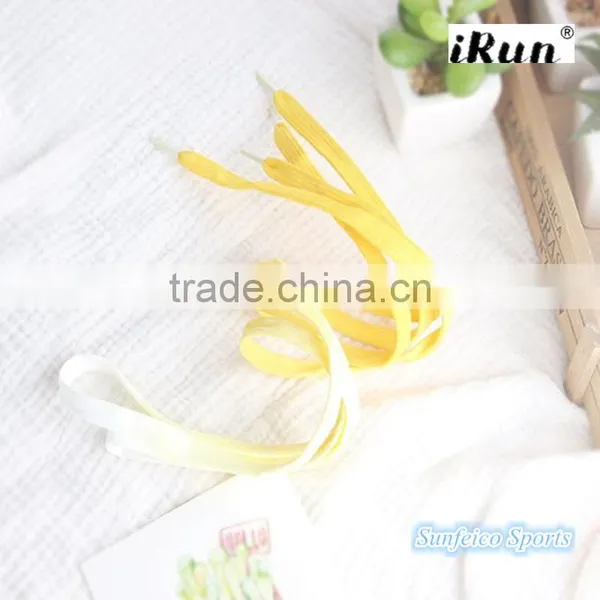 Polyester Flat Tubular Colorful Laces~7 Colours Available~Custom Width&Length Rainbow Shoe Laces~~Accept Custom photo-2
