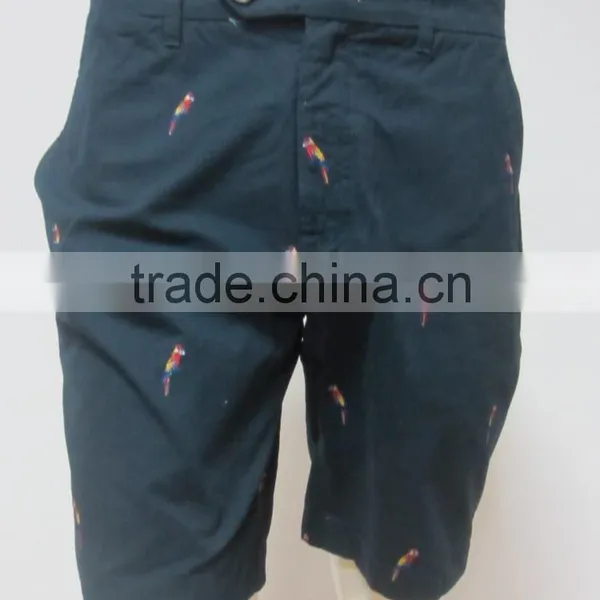 OEM New Design Fashionable High Quality Casual Cotton Elastic Force Shorts for Men PS1375 photo-2