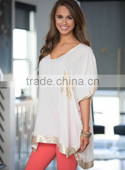 2017 Fashion Women's Casual Pocket Shirt Short-sleeved Ladies Urban t Shirts Wholesale photo-4
