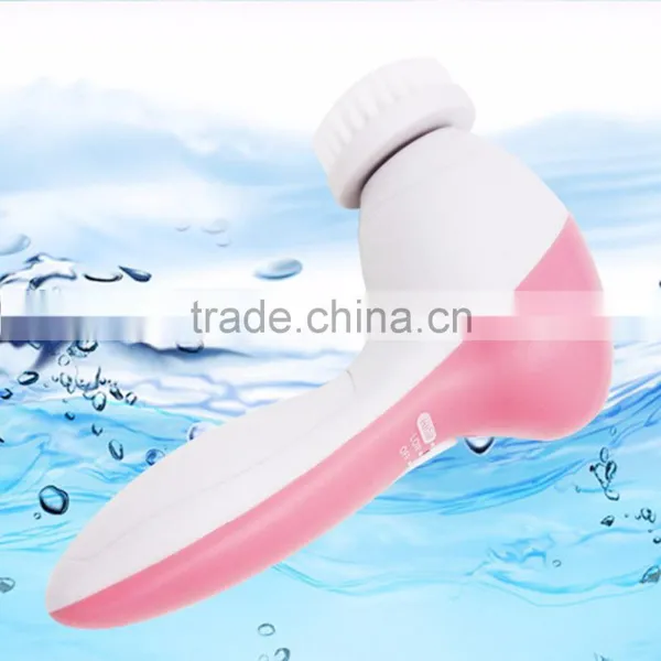 5 In 1 Electric Beauty Relief Massager Face Cleansing Brush Cleanser photo-3