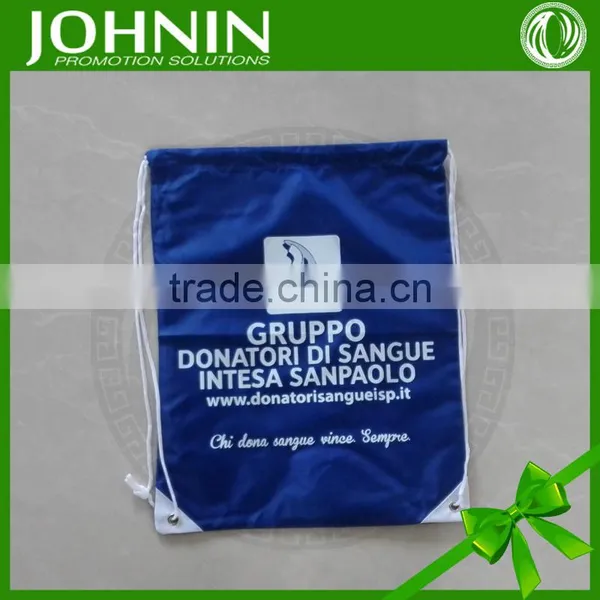 Hot Custom Logo 100% Polyester Shopping String Bag photo-2