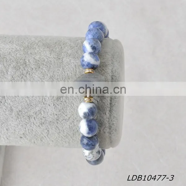 Elastic Stretch Semi-precious Stone Bracelets photo-5