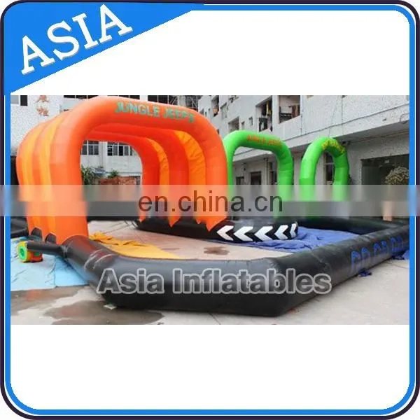 Giant Race Tack for Karting Car Sports Games Inflatable Zorb Ball Racing Go Karts for Sale photo-3