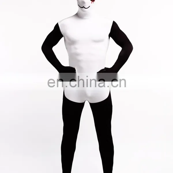 Black & White Chinese Panda Spandex Lycra Zentai Suits Animal Cosplay Costume photo-2