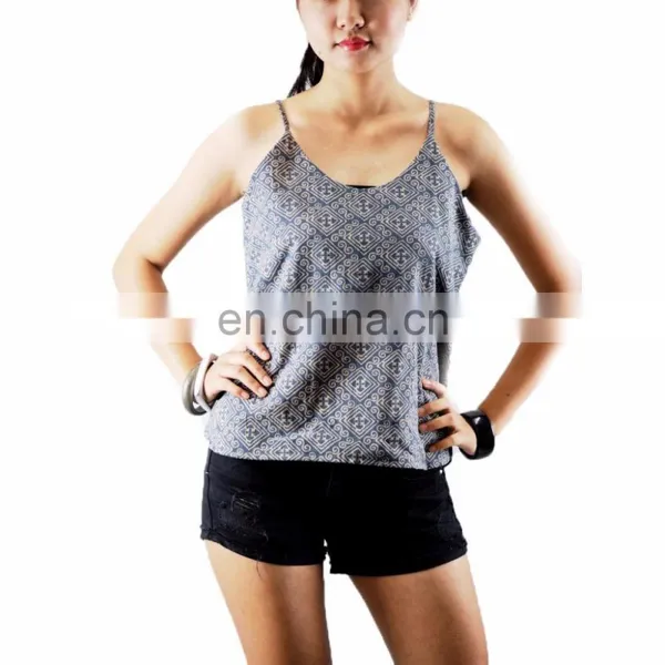 NAPAT Woman Sexy Cotton Tank Casual Summer Girl Blouse Wholesale