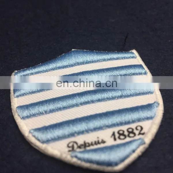 Factory Custom 3D Embroidery Brand Name Logo Patch For Clothing photo-4