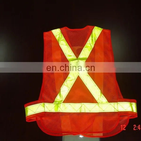High Visibility Reflective Band Mesh Safety Warning Reflective Vest Reflective Warning Waistcoat photo-3
