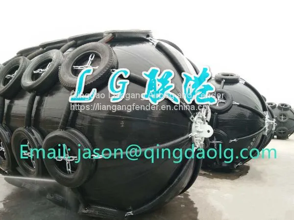 Pneumatic Rubber Fender Marine Ship Fender With ISO17357