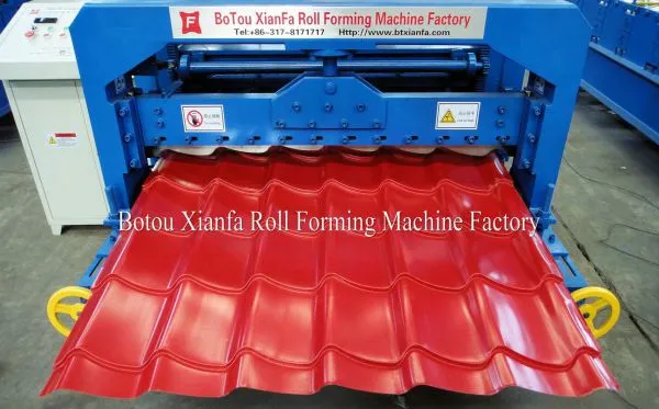 Color Steel Sheet Standard Roof Glazed Tile Forming Machine photo-3